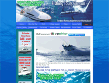 Tablet Screenshot of fishingtourscancun.com